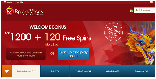 Royal Vegas Casino Canada