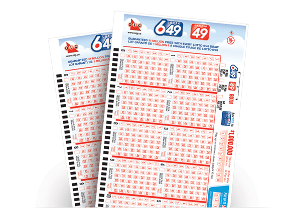 Lotto 649 lottery ticket