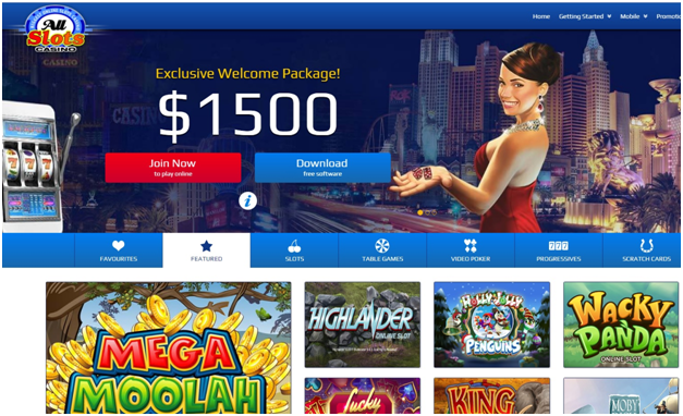 All Slots Casino New Bonus