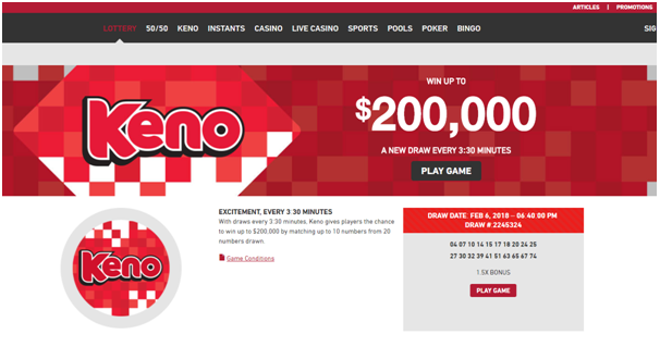 Play Now- How to play Keno