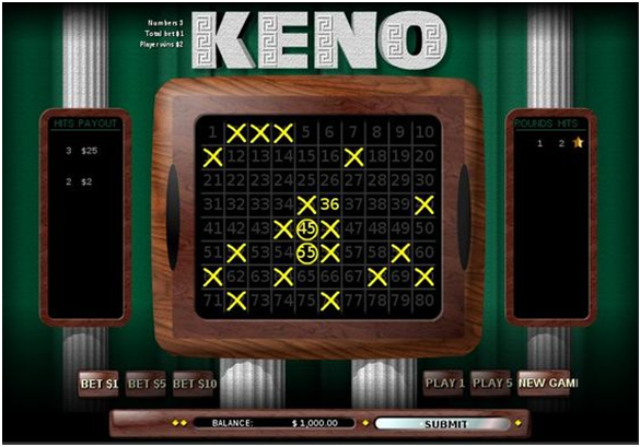 Keno game secrets