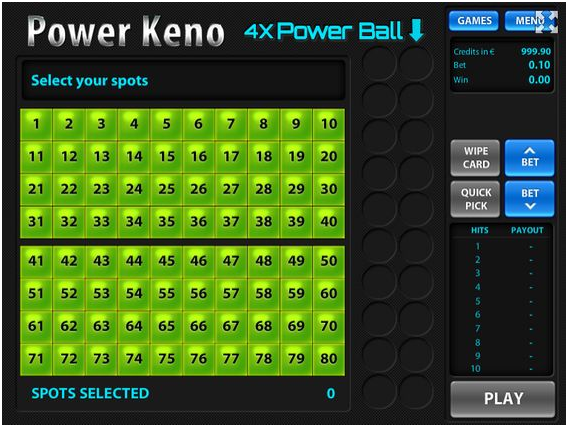 Power keno