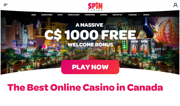 Spin Casino Canada to play Keno