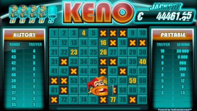 Jackpot-Keno