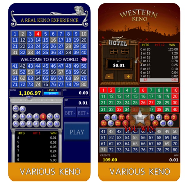 Keno World app