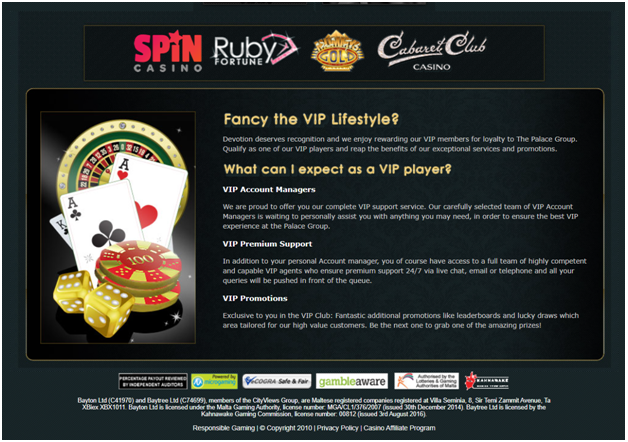 Spin Casino VIP
