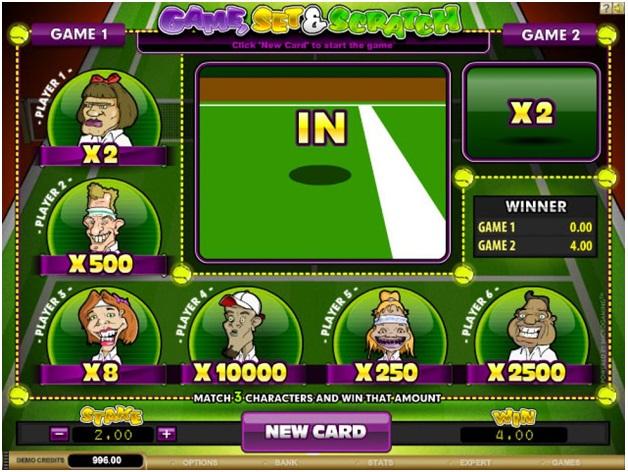 Game set and scratch