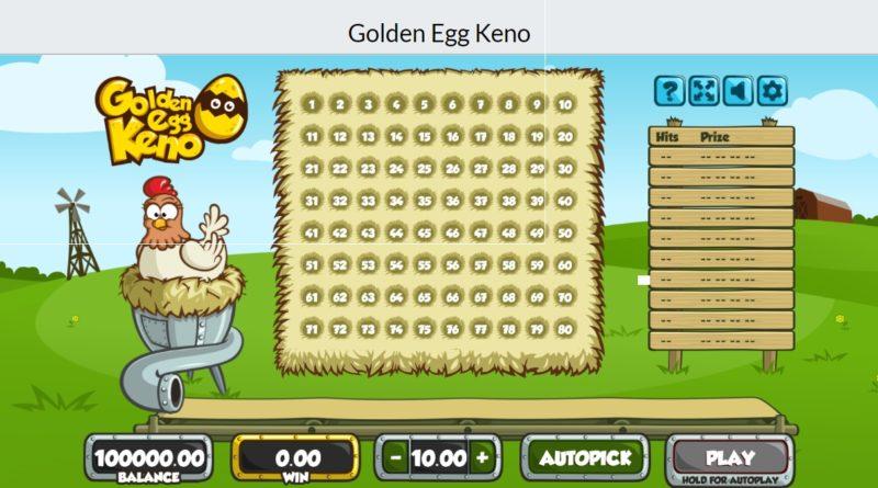 Golden Egg Keno Game