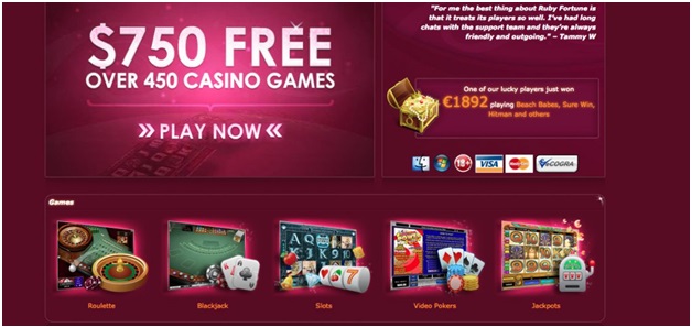 Ruby Fortune Casino Bonus