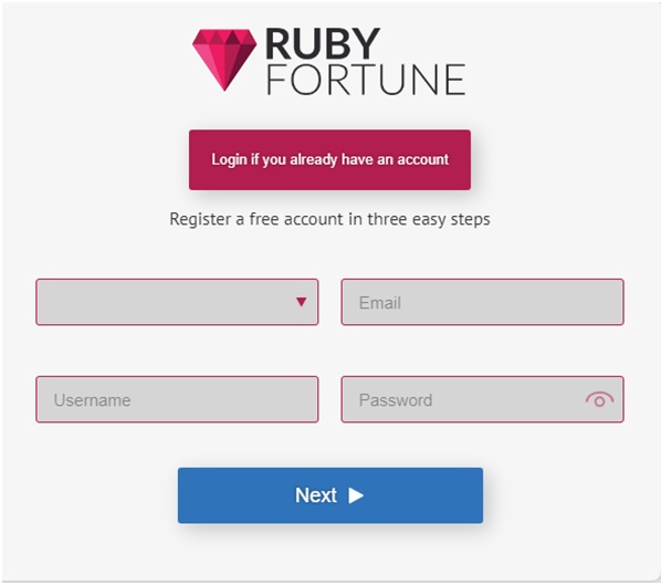 Ruby fortune paypal Getting started