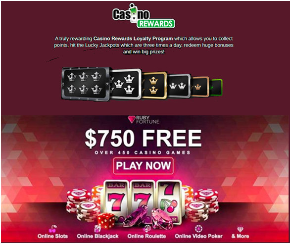 What are the offers at Ruby Fortune casino for Canadians