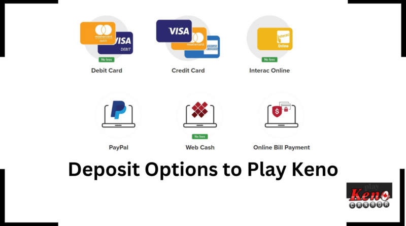 Deposit Options to Play Keno Canada